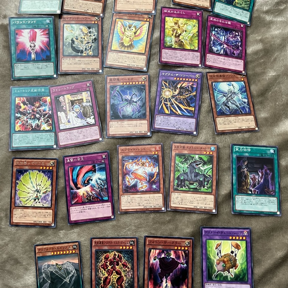 Japanese Yugioh Cards Lot